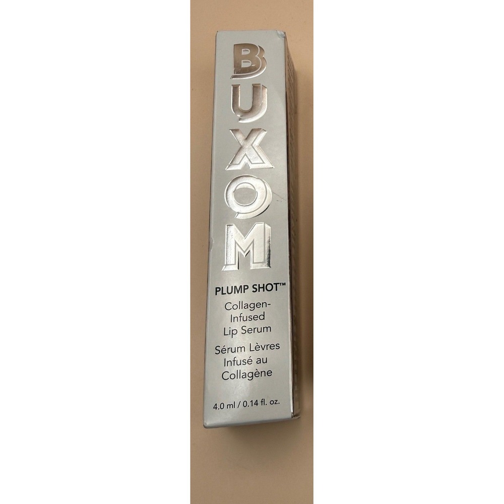 Buxom Plump Shot Collagen-Infused Lip Serum Clear 0.14oz New in Box